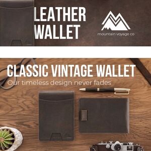 Leather Wallet RFID Blocking